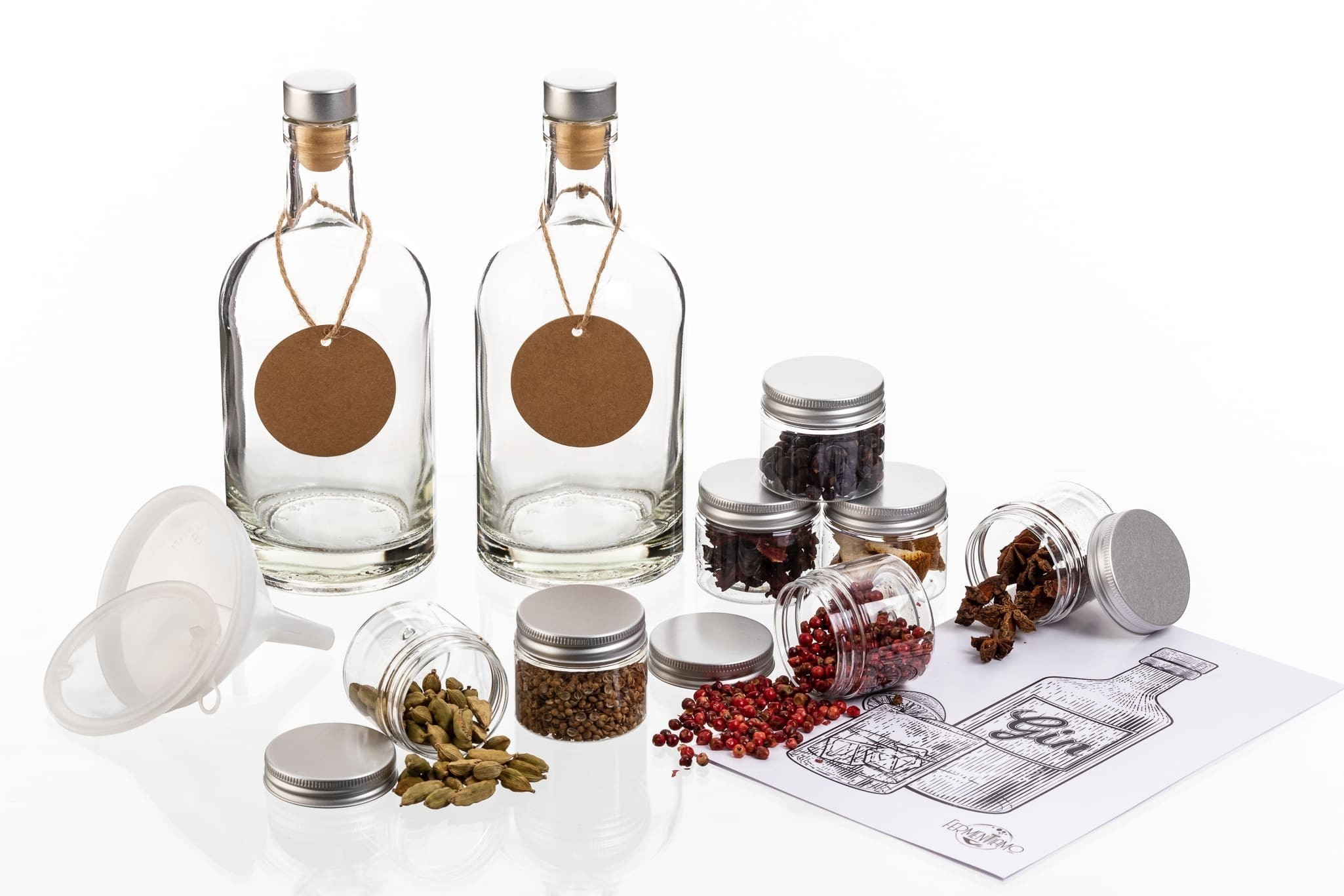 KIT GIN - Beer & Wine - kit, malti, luppoli, lieviti per l'homebrewing